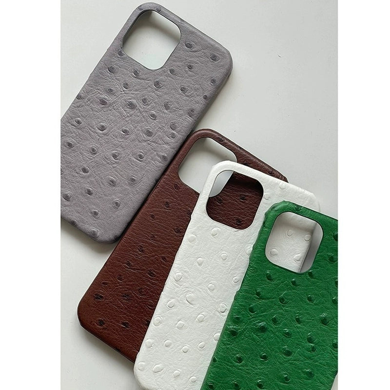 Vintage green ostrich pattern