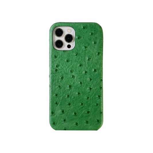 Vintage green ostrich pattern